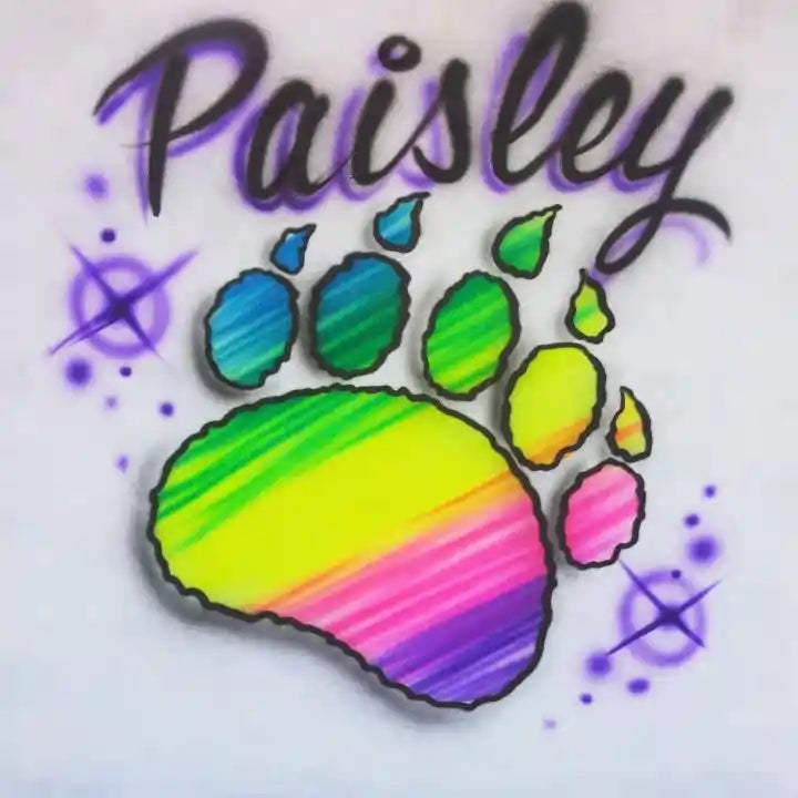 Colorful Bears Paw T-shirt ABT_244