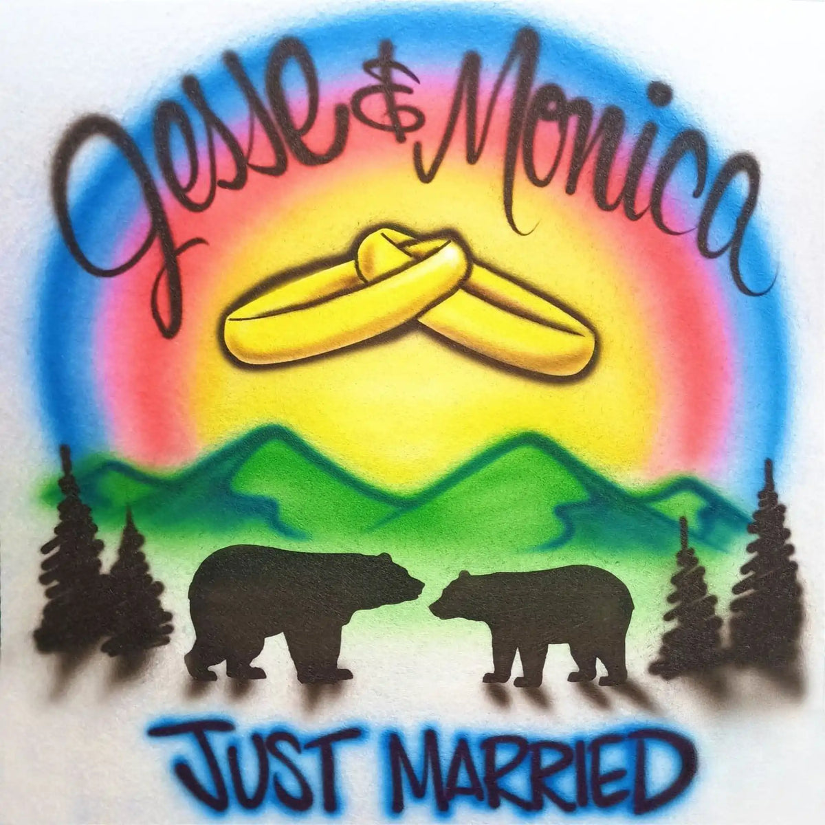 Airbrushed T-shirts