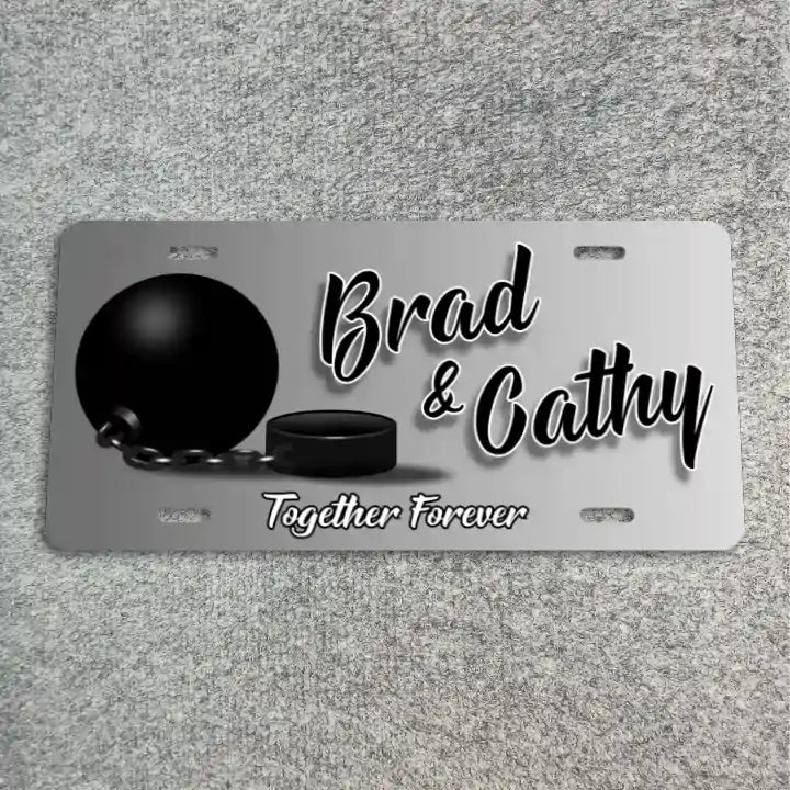 Ball and Chain License Plate CLP_18