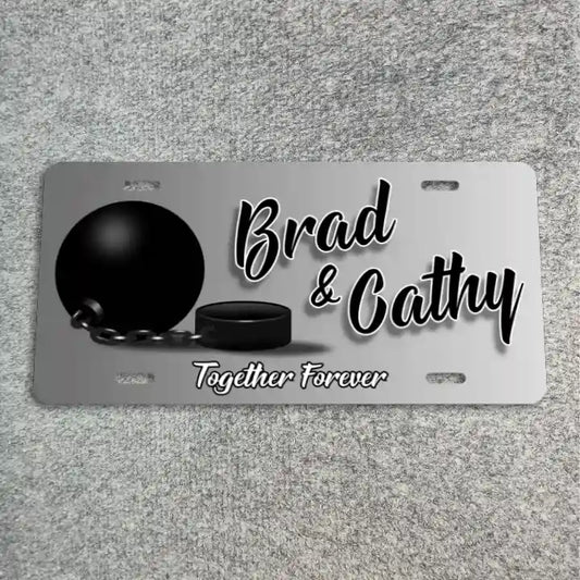 Ball and Chain License Plate CLP_18