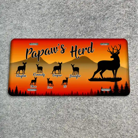 Papaw's Herd License Plate CLP_325