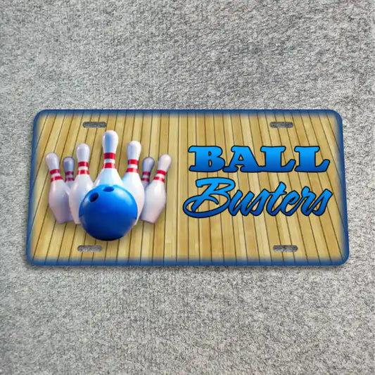 Bowling Team License Plate CLP_373