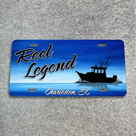 Reel Legend License Plate CLP_384
