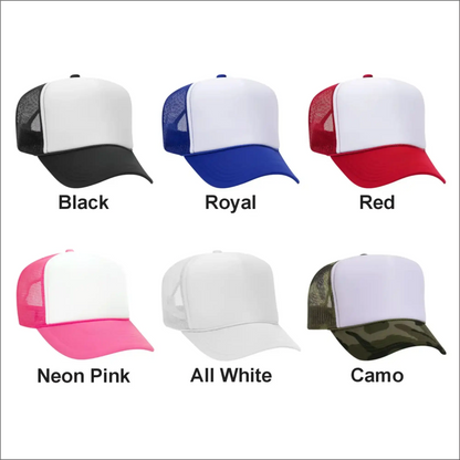 Trucker hat color example